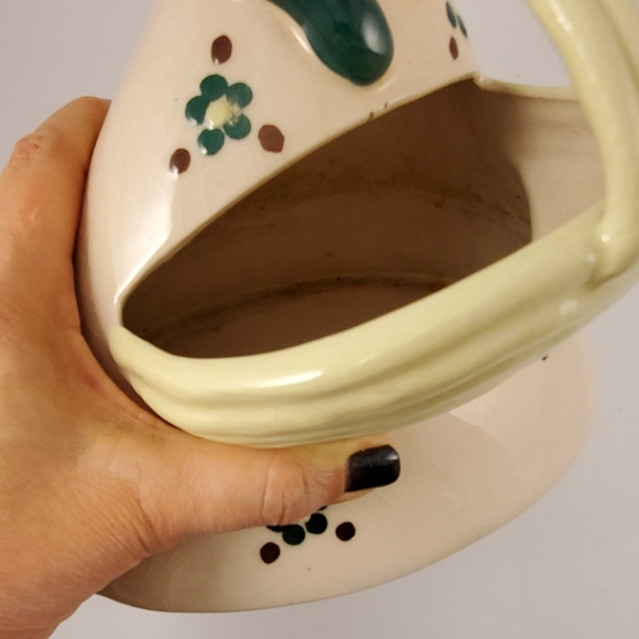 Vintage lady planter hat sunbonnet - Picture 3 of 8